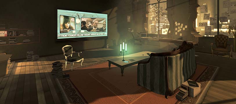 Deus Ex Human Revolution Panorama Adam Jenson home